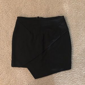 Topshop Black envelope Skirt